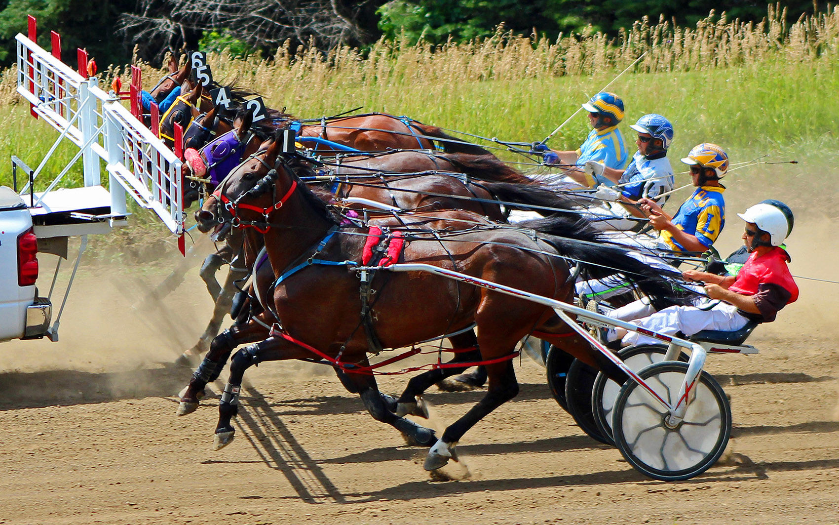 Harness racing at Sioux Speedway in 2013